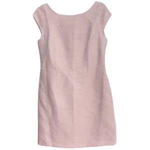H by HALSTON Dress Pink Cap Sleeves Lined Shimmer womens size 8